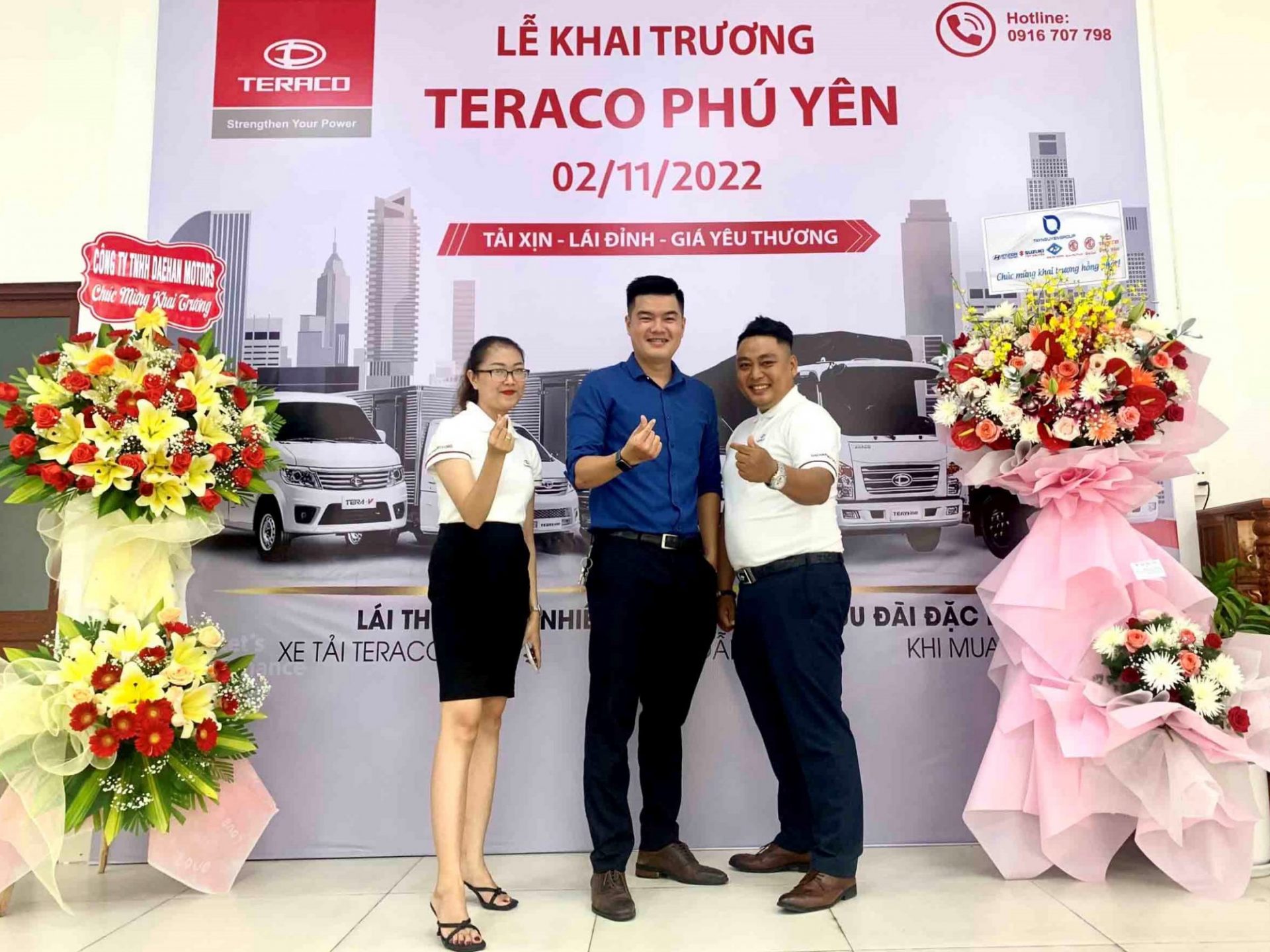 ĐẠI LÝ TERACO PHÚ YÊN CHÍNH THỨC KHAI TRƯƠNG VÀ ĐI VÀO HOẠT ĐỘNG
