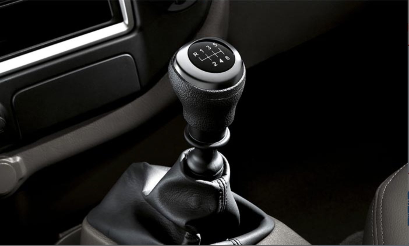 Hộp số sàn 6 cấp với 6 số tiến và 1 số lùi